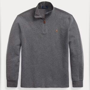 Polo Ralph Lauren Men’s Sz 3XB Barclay Heather‎ Estate-Rib Quarter Zip Pullover